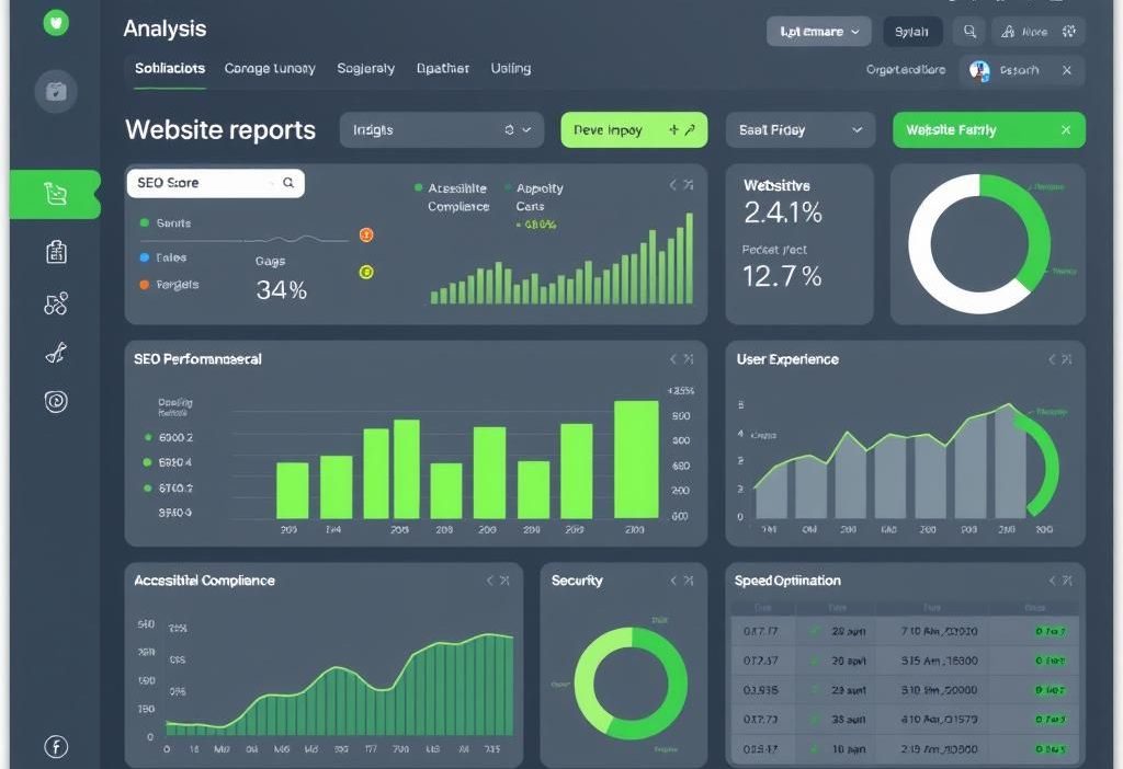 تصویر لوگوی وب گرملین در کنار نموداری که رشد وب‌سایت را نشان می‌دهد
